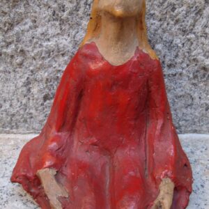 ARPESANI, Lina - Gesù in preghiera - terracotta dipinta - terracotta - gesso - milano - scultura