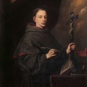CERUTI, Giacomo Antonio - Ritratto di monaco - olio su tela, cm 116 x 96